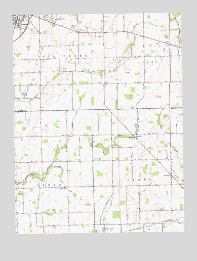 Pendleton, IN USGS Topographic Map