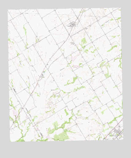 Penelope, TX USGS Topographic Map