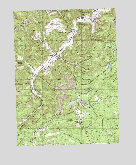Penfield, PA USGS Topographic Map