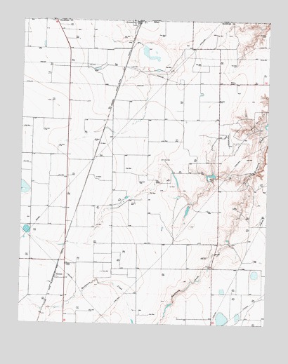 Bernstein, TX USGS Topographic Map