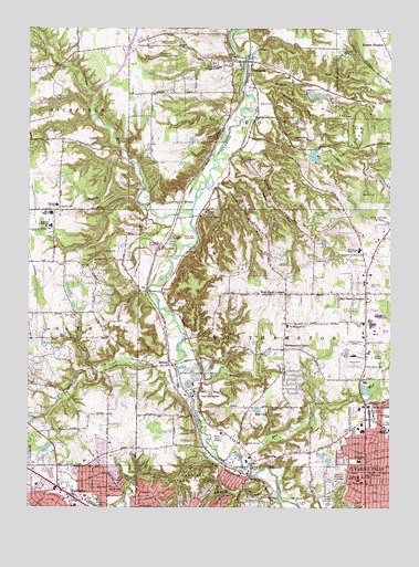 Peninsula, OH USGS Topographic Map