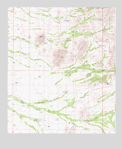Penitas Hills, AZ USGS Topographic Map