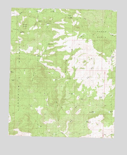 Penitentiary Mountain, AZ USGS Topographic Map