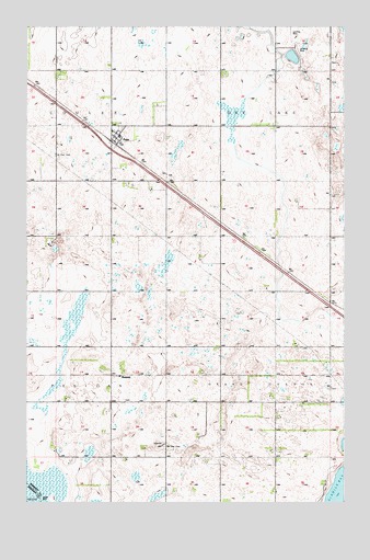 Penn, ND USGS Topographic Map