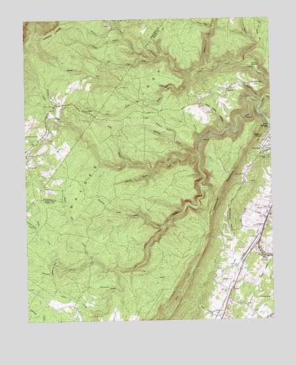 Pennine, TN USGS Topographic Map