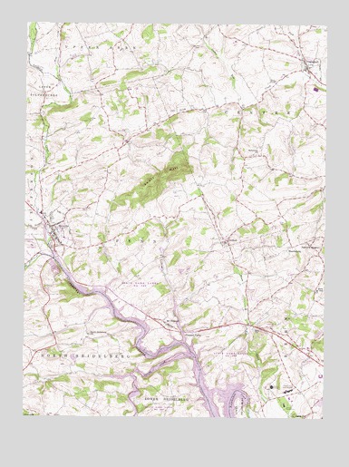 Bernville, PA USGS Topographic Map