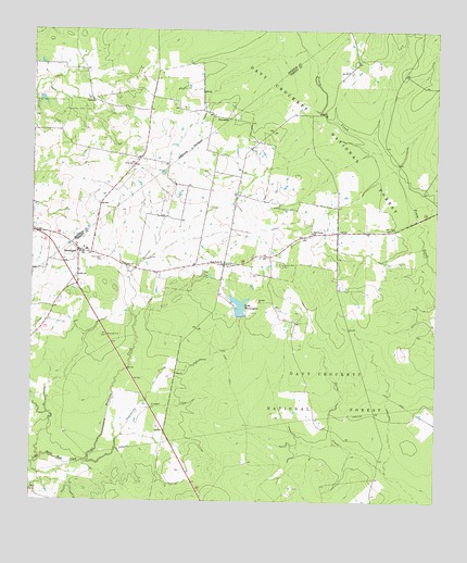 Pennington, TX USGS Topographic Map