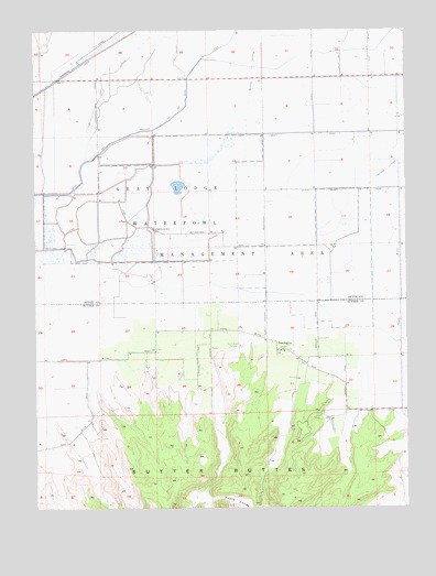 Pennington, CA USGS Topographic Map