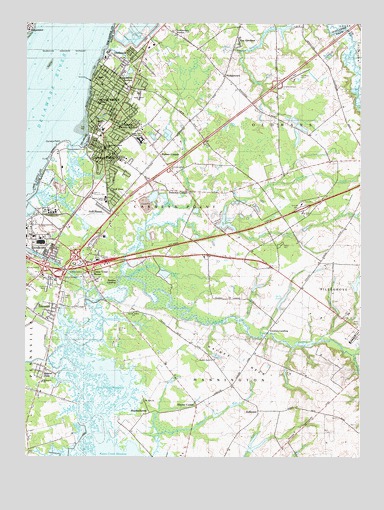 Penns Grove, NJ USGS Topographic Map