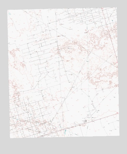 Penwell SE, TX USGS Topographic Map