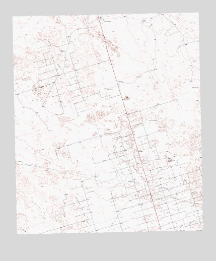 Penwell SW, TX USGS Topographic Map
