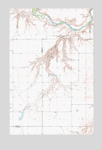 Penzer School, MT USGS Topographic Map
