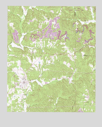 Berry, AL USGS Topographic Map