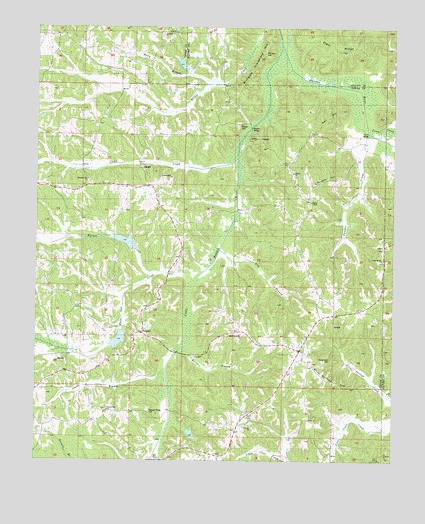 Peoples, MS USGS Topographic Map