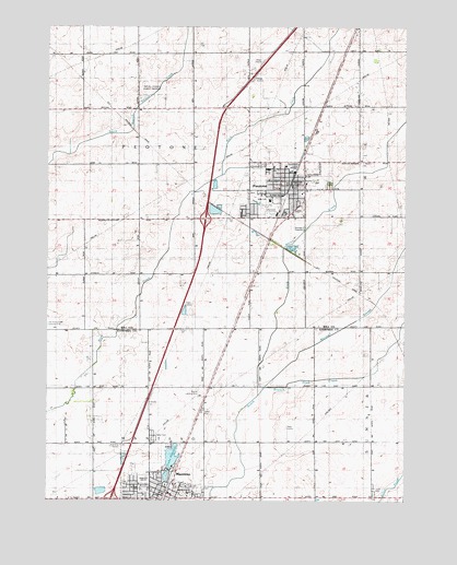 Peotone, IL USGS Topographic Map