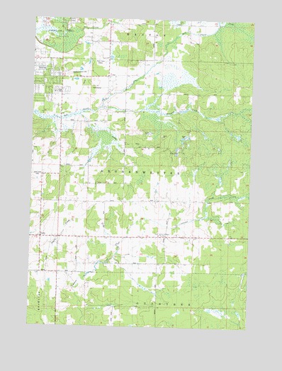 Peplin, WI USGS Topographic Map