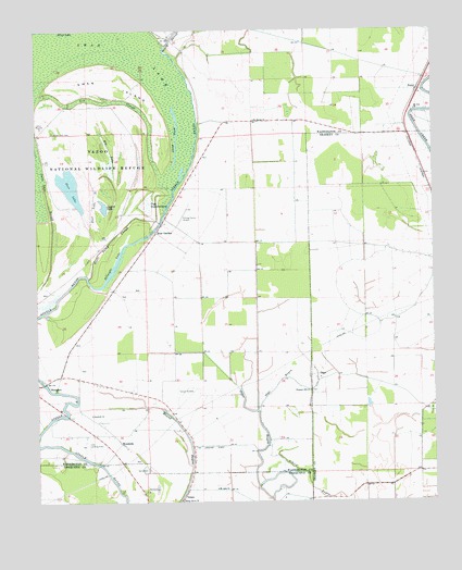 Percy, MS USGS Topographic Map