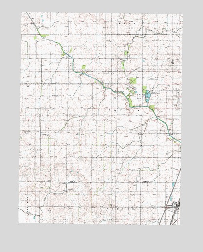 Perdueville, IL USGS Topographic Map