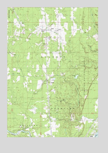 Perkins, MI USGS Topographic Map