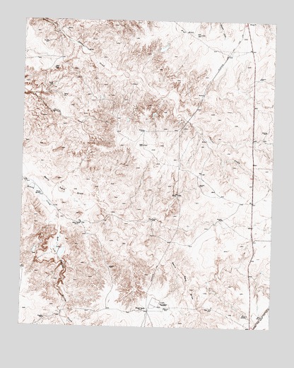 Berry Sand Draw, TX USGS Topographic Map