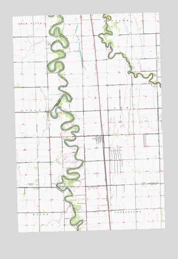 Perley, MN USGS Topographic Map