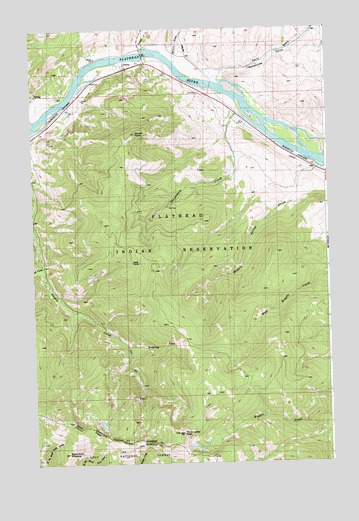Perma, MT USGS Topographic Map