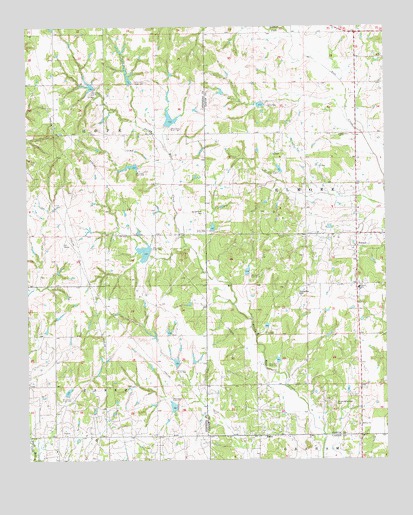 Pernell, OK USGS Topographic Map
