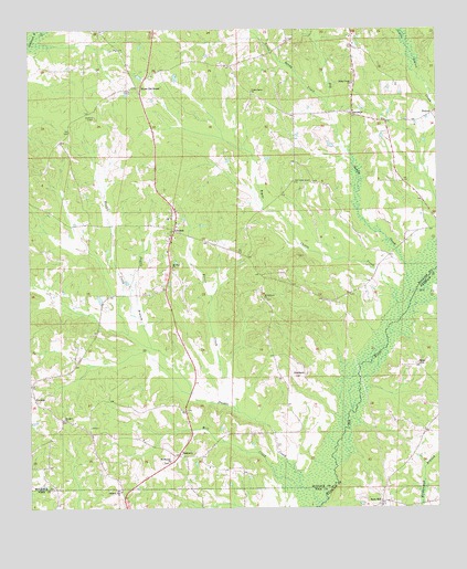 Perote, AL USGS Topographic Map