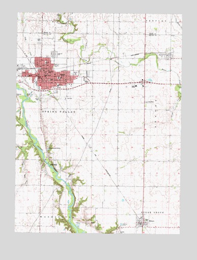 Perry, IA USGS Topographic Map