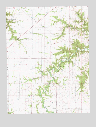 Perry NE, MO USGS Topographic Map