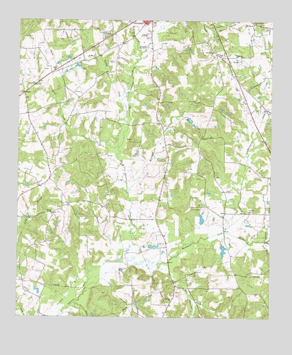 Berryhill Creek, TX USGS Topographic Map