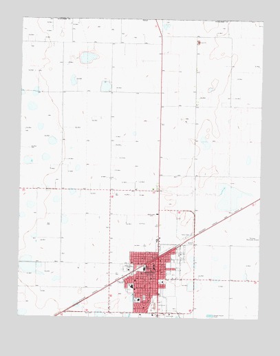 Perryton, TX USGS Topographic Map