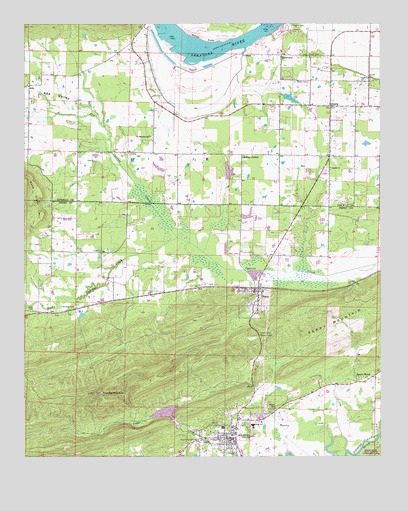 Perryville, AR USGS Topographic Map