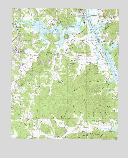Perryville, TN USGS Topographic Map