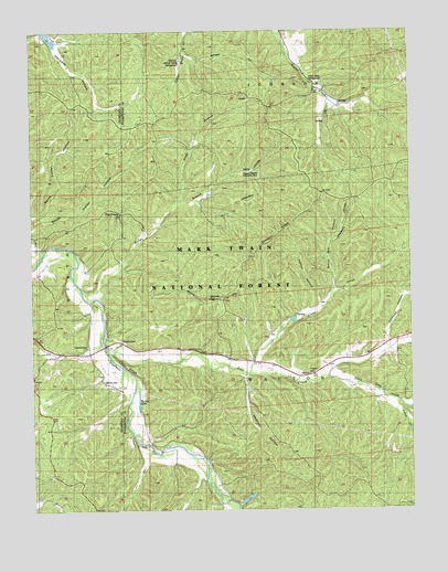 Berryman, MO USGS Topographic Map