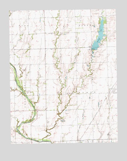 Perth, KS USGS Topographic Map