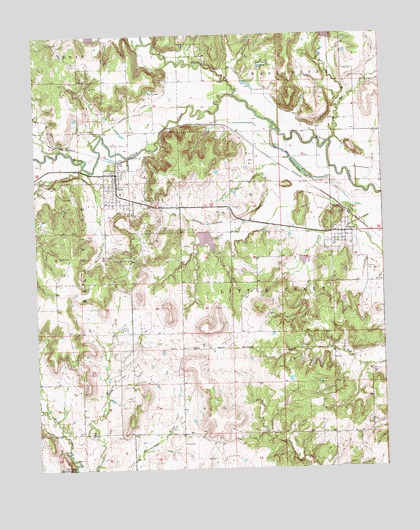 Peru, KS USGS Topographic Map