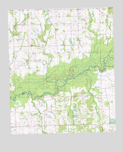 Berryville, MS USGS Topographic Map