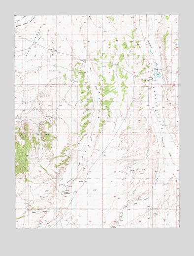 Pete Hanson Creek, NV USGS Topographic Map
