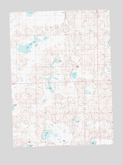 Peter Long Lake, NE USGS Topographic Map