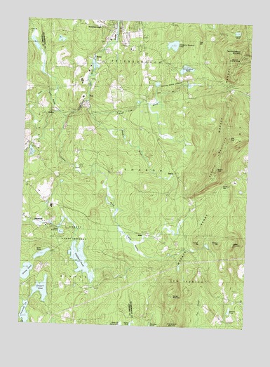 Peterborough South, NH USGS Topographic Map