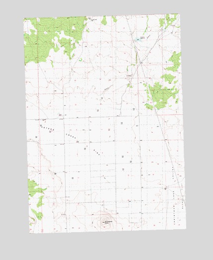 Peters Creek Sink, OR USGS Topographic Map