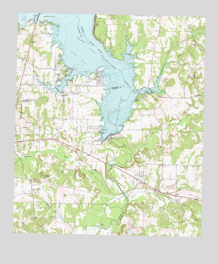 Berryville, TX USGS Topographic Map