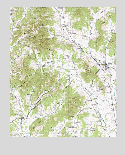 Petersburg, TN USGS Topographic Map