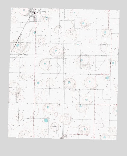 Petersburg, TX USGS Topographic Map