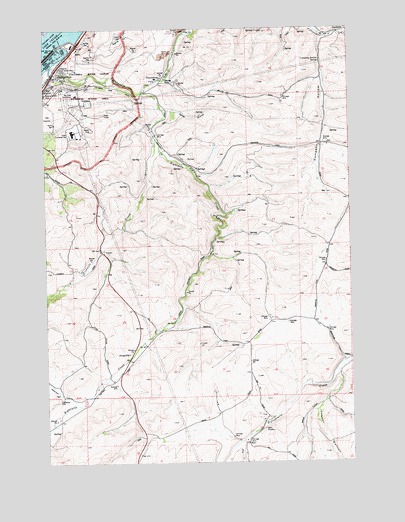 Petersburg, OR USGS Topographic Map