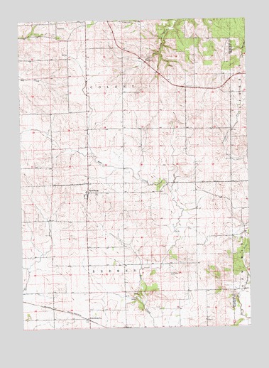 Petersburg, IA USGS Topographic Map