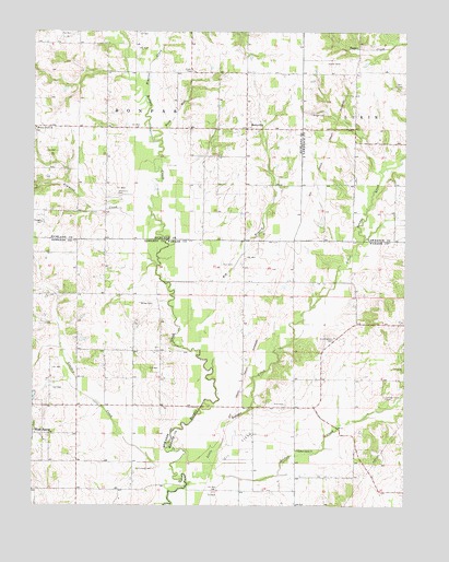 Berryville, IL USGS Topographic Map
