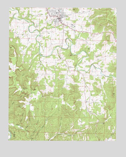 Berryville, AR USGS Topographic Map