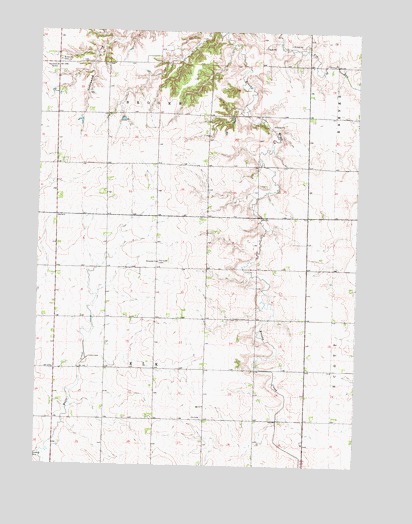 Peterson SE, IA USGS Topographic Map